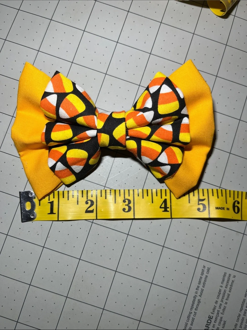 Handmade bright yellow